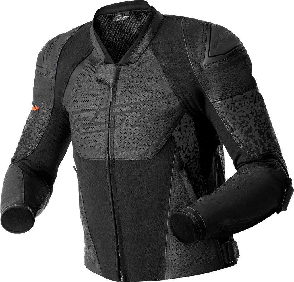 RST Pro Series Supersport-K CE Men's Leather Jacket - Black - View 1