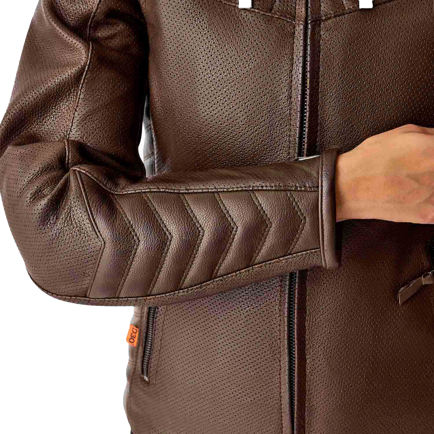 RST Roadster Air CE Women's Leather Jacket - Brown - View 13