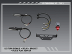 Yoshimura Type L Standard LED Signal Kit For V2 Fender Eliminators