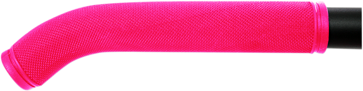 RACE SHOP INC. 7" Colored Rubber Grips - Pink G-7 PINK