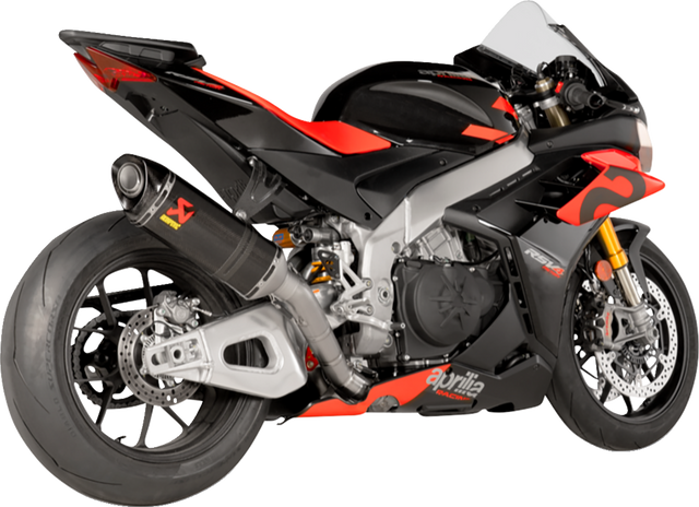 Akrapovic Evolution Line Exhaust System - Titanium/Carbon Fiber - RSV4