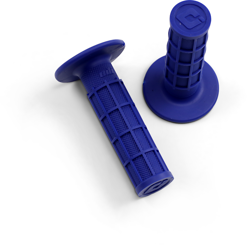 ODI Ruffian MX Full Waffle Single-Ply Grips - Blue H02RFU