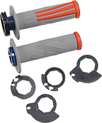 ODI Emig Pro V2 Lock-On Grips - Gray/Orange H36EPGO