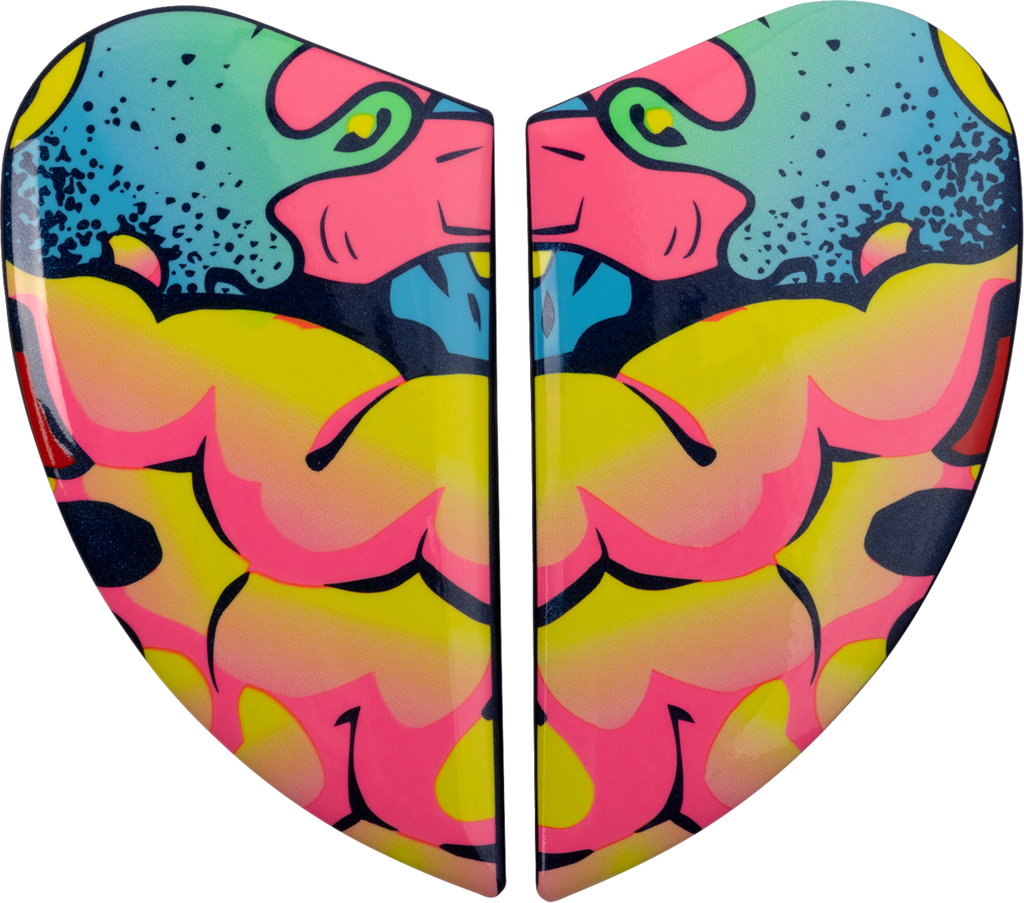 ICON Airform™ Helmet Side Plates — Scatterbrain - Airform™ Side Plates / Scatterbrain / Purple 0133-1683