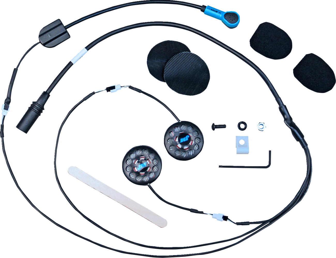J & M Helmet Headset - Headset / Elite 929 / Clamp-Less 4403-0141