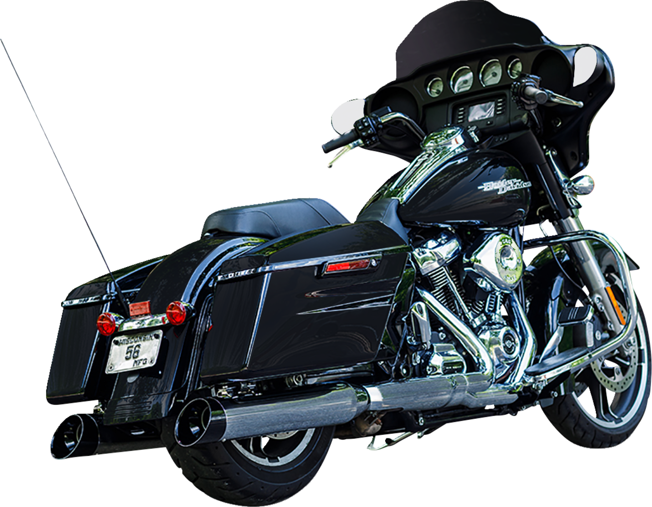 4-1/2" Chrome MK45 Cutlass Performance Mufflers