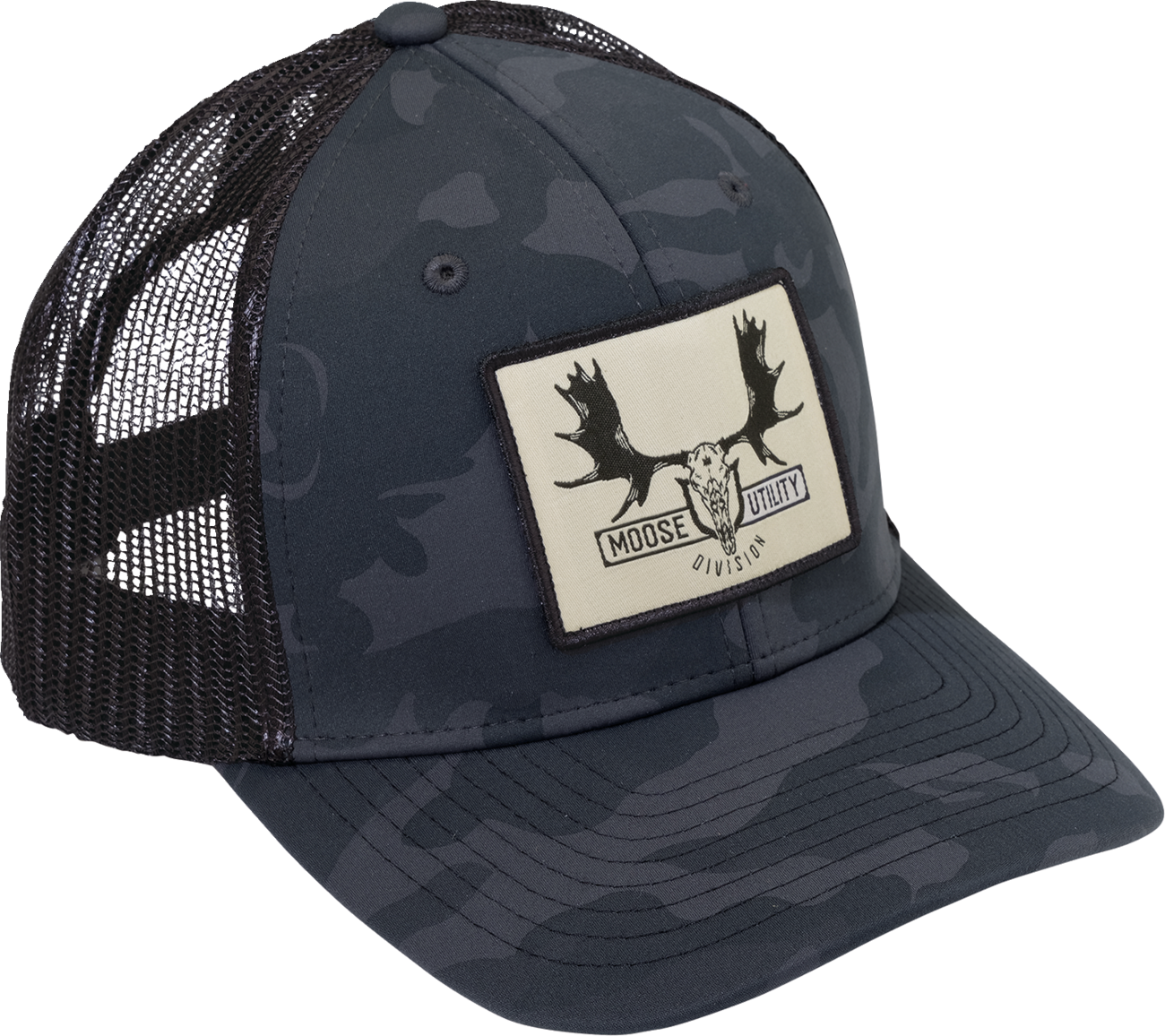 MOOSE OFFROAD MUD Euro Hat - Black Camo 2501-4410