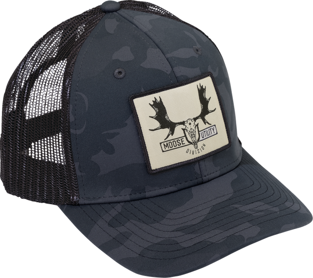 MOOSE OFFROAD MUD Euro Hat - Black Camo 2501-4410