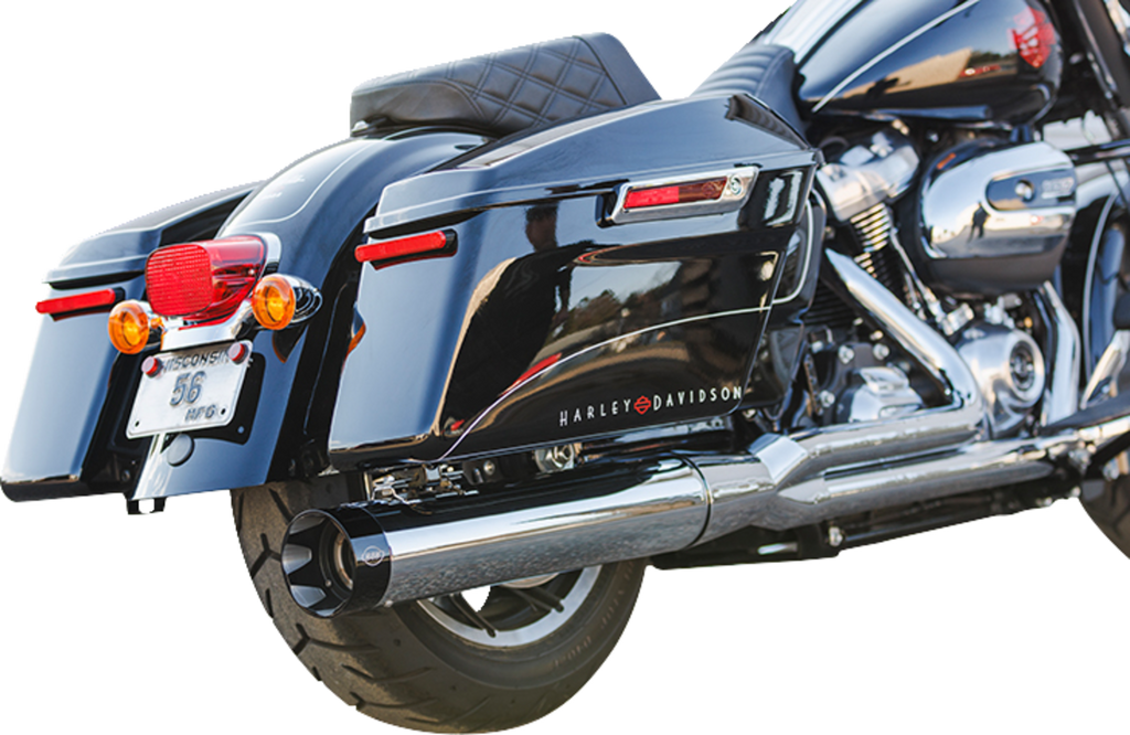 2-into-1 Sidewinder Exhaust System - 50-State - Chrome - M8 Touring
