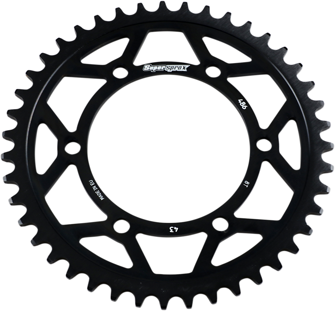 SUPERSPROX Edge Rear Sprocket - Black / 43 Tooth 1210-2393