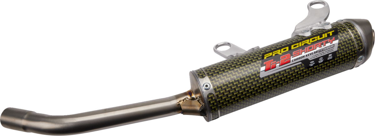 Pro Circuit Ti-2 Shorty Slip-On Silencer - CR250R