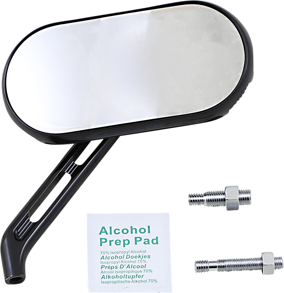 ARLEN NESS Mirror - Sidekick / Side View / Oval / Black / Right 0640-1452