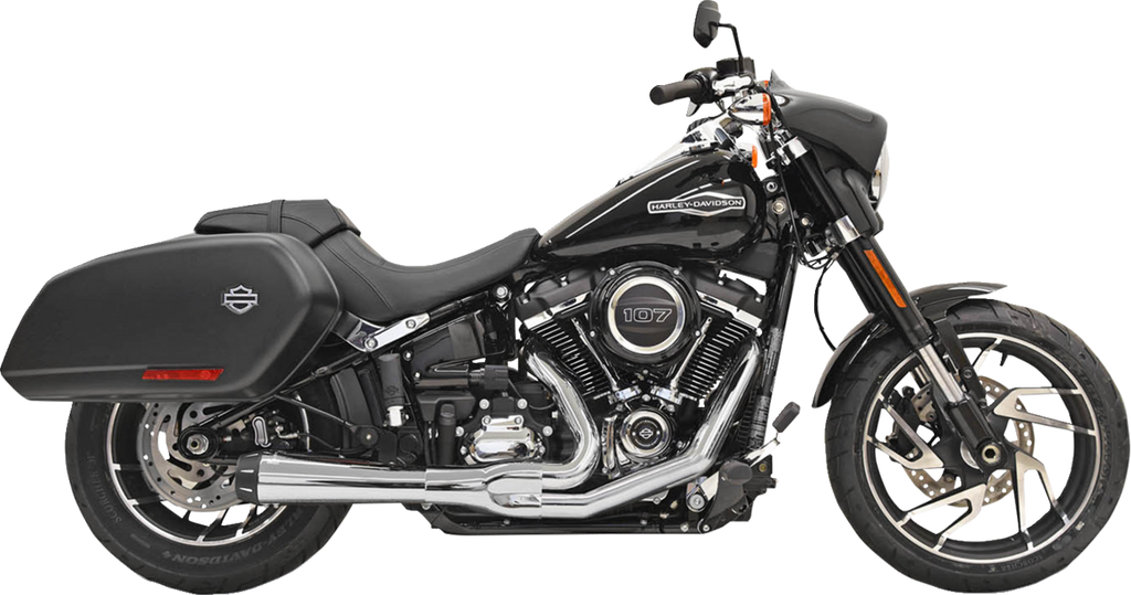 2-into-1 Road Rage Exhaust System - Chrome