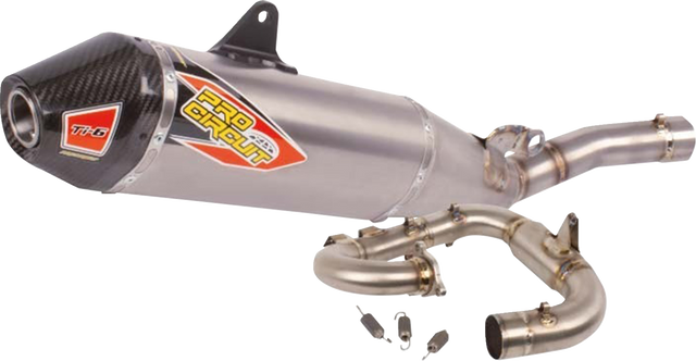 Pro Circuit Ti-6 Exhaust System - Titanium/Carbon Fiber 1820-2179