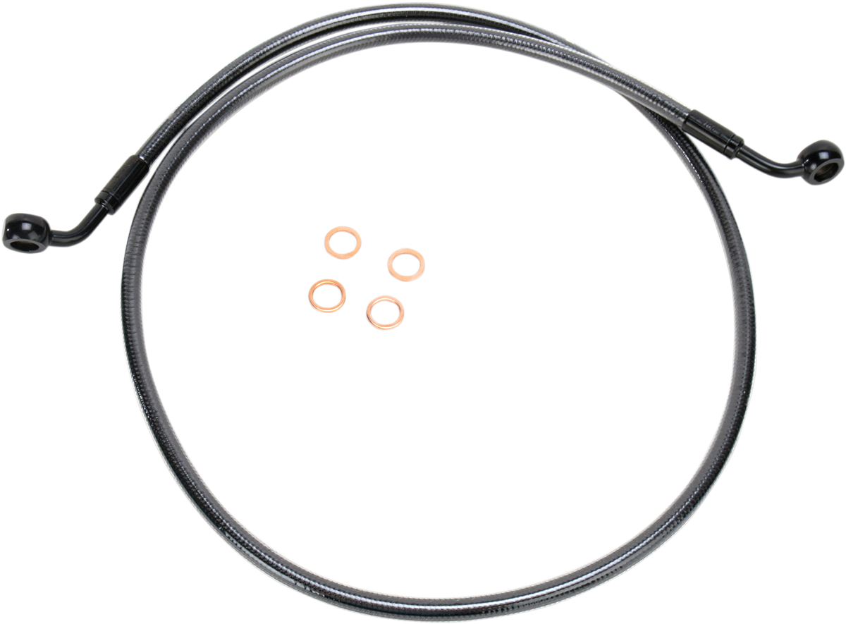 MAGNUM SHIELDING E-Z Align Braided Single Disc Front Brake Line