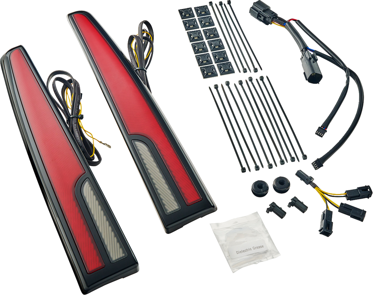 CIRO Taillight - LED / Red Lens / Black / Tri Glide 2010-1521