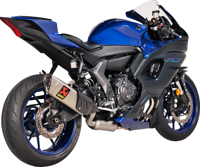 AKRAPOVIC Racing Line Exhaust System - Titanium / Yamaha R7 1810-3053