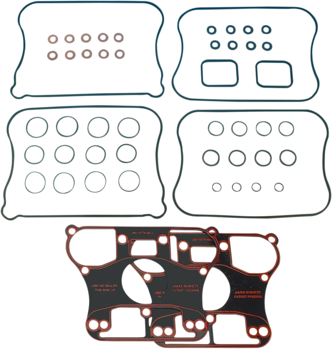 JAMES GASKET Rocker Box Gasket Kit - Rocker Box Rubber Gasket / XL DS-174902