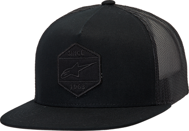 Alpinestars Bolt Trucker Hat - Black/Black - One Size
