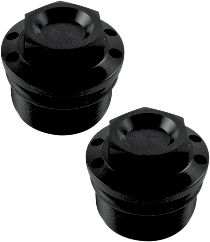 JOKER MACHINE Fork Tube Caps - 39 mm / Black 0409-0013