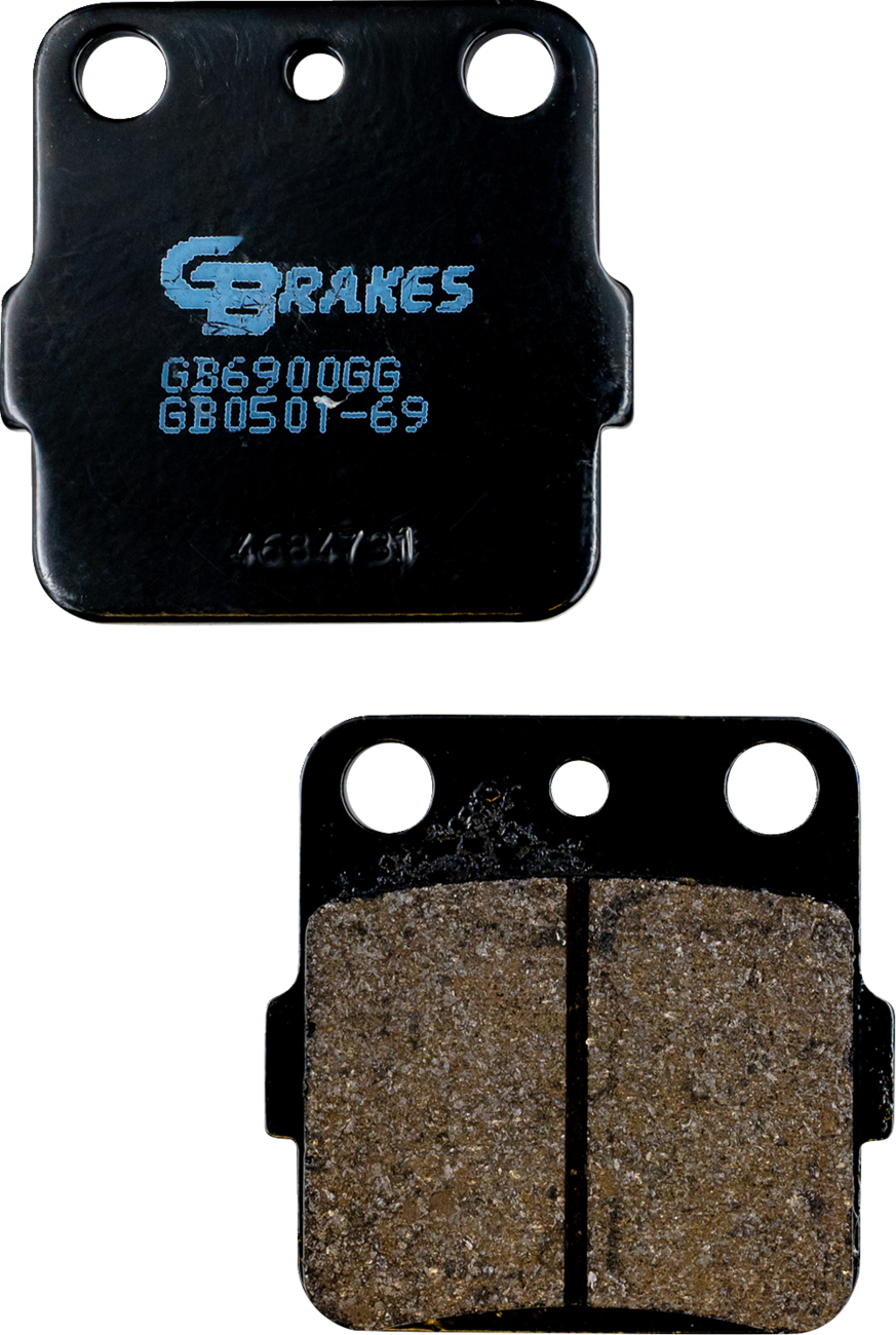 GBRAKES Semi Metallic Brake Pads - Brake Pads / Semi-Metallic/Ceramic / Front/Rear 1721-3726