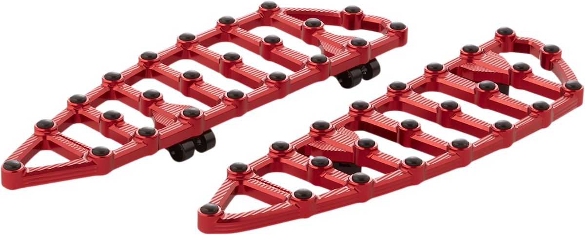 ARLEN NESS MX Driver Floorboards - Red 1621-1017