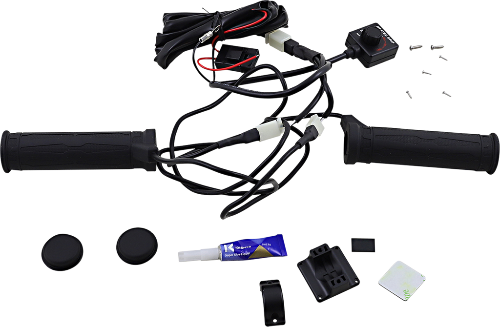 KOSO NORTH AMERICA Heated Grip Kit with LED Indicator for Snow/ATV