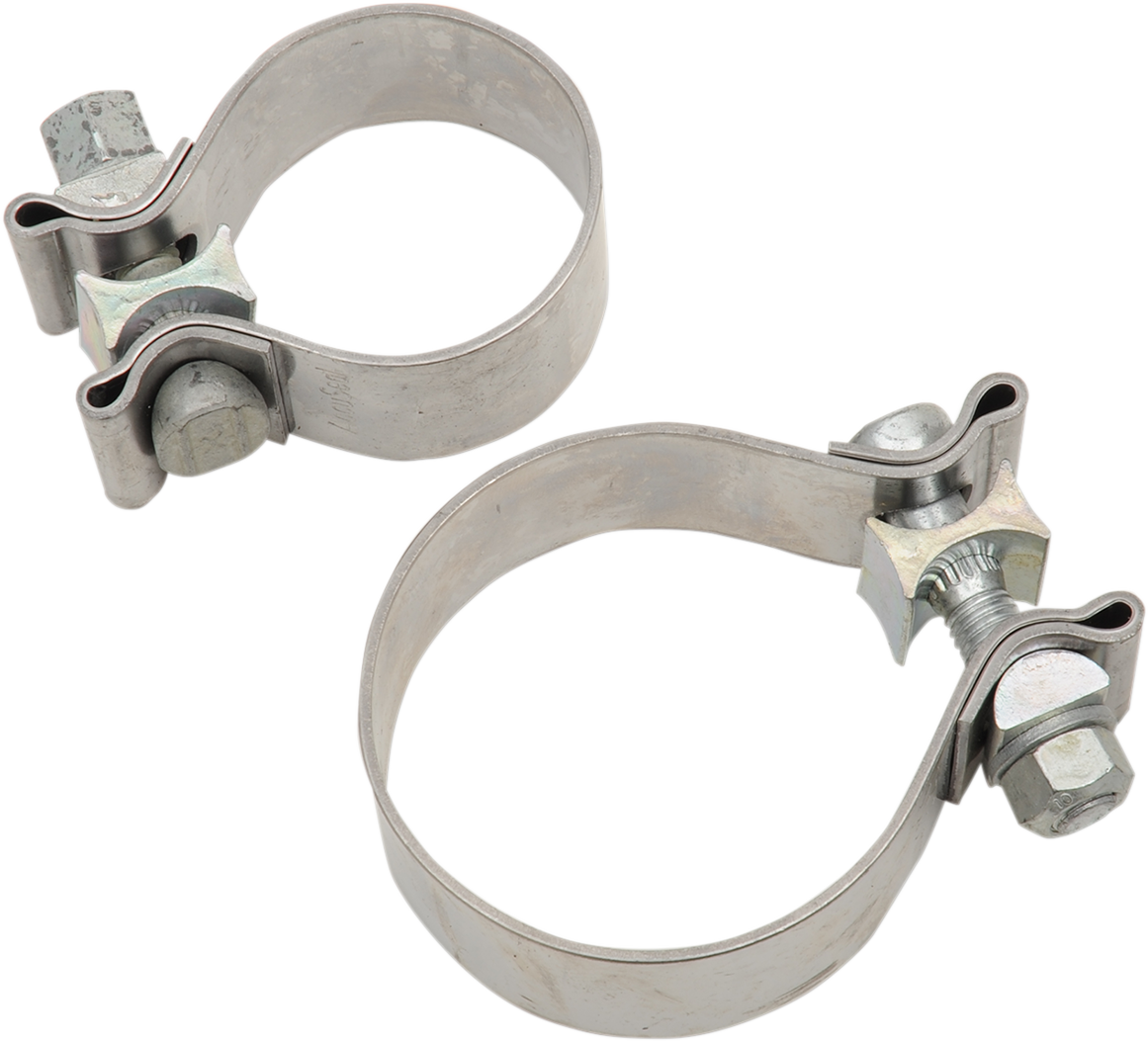 KHROME WERKS Stainless Steel Muffler Clamps