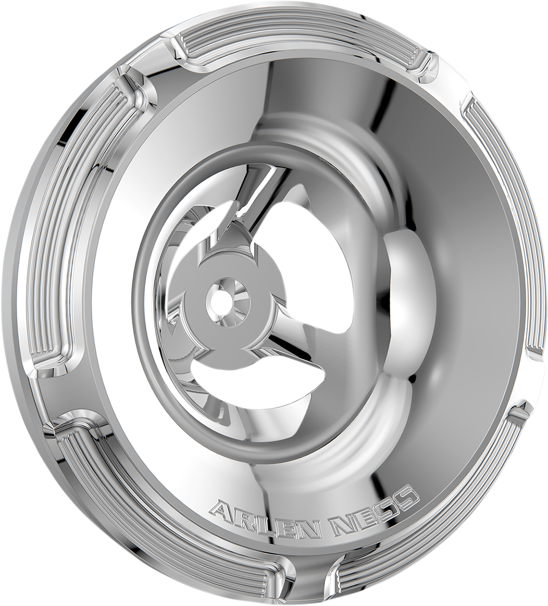 ARLEN NESS Velocity Air Cleaner Cover - Beveled / Chrome 1014-0302