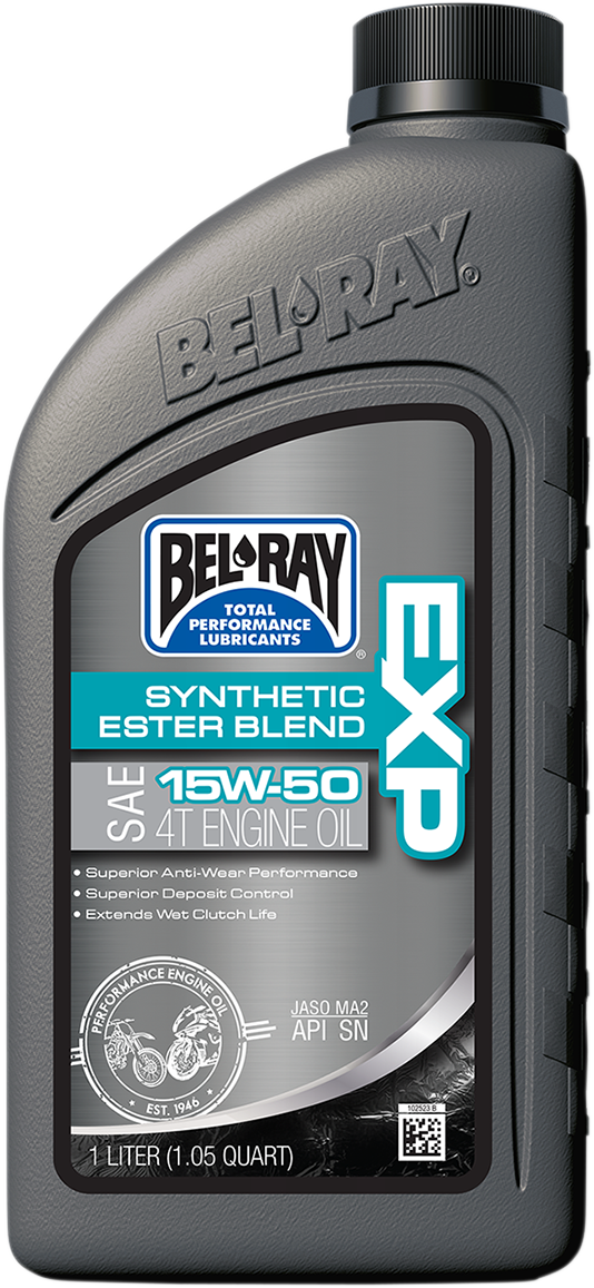 BEL-RAY EXP Synthetic Blend 4T Oil - 15W-50 / 1L 3601-0157