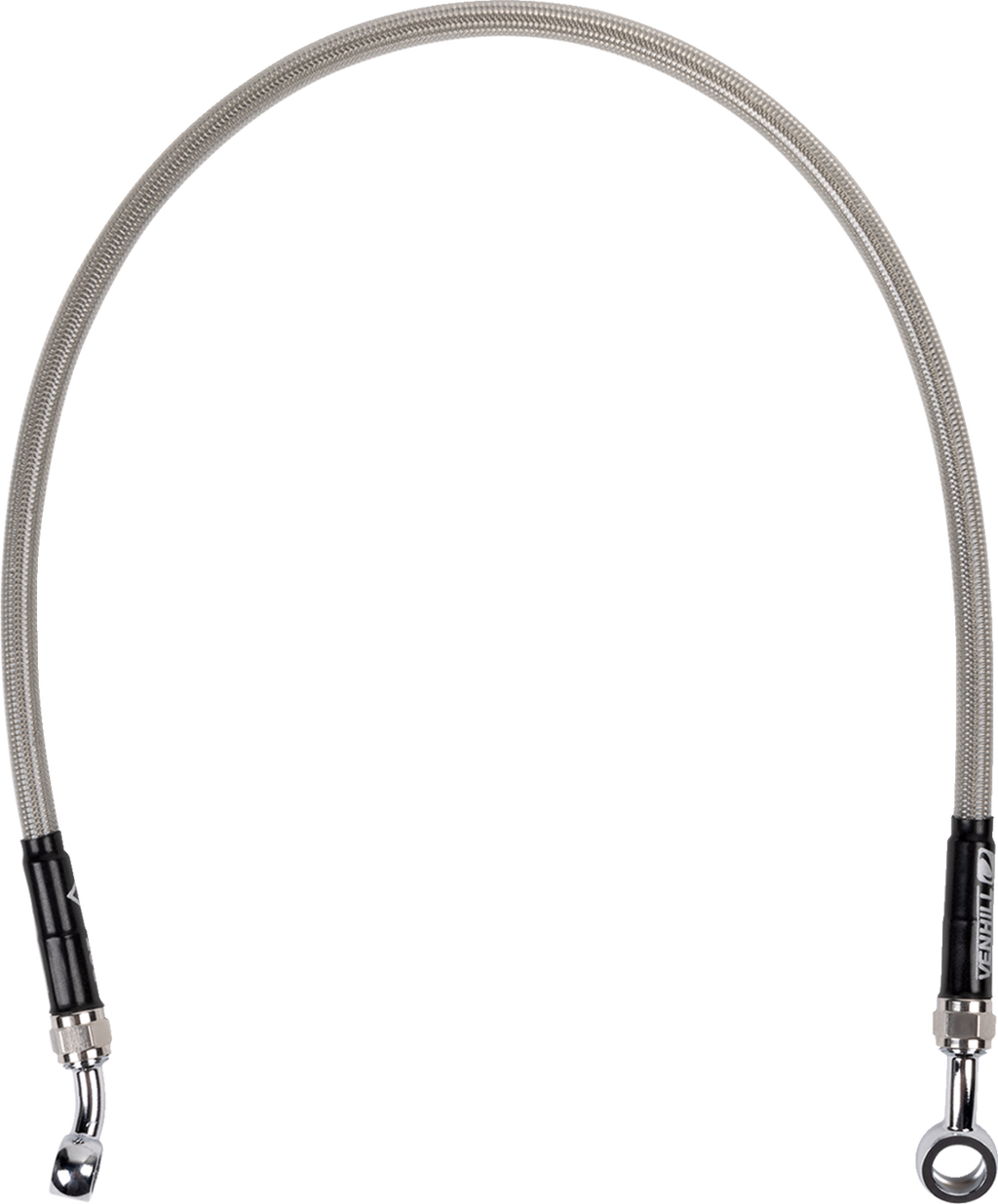 MOOSE OFFROAD Stainless Steel Braided Brake Line - Brake Line / Stainless Steel 1741-6407