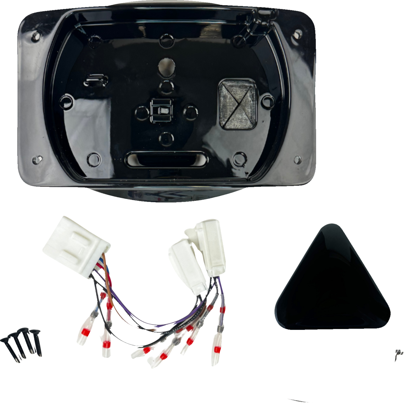 CUSTOM DYNAMICS Taillight Eliminator/License Plate Mount - Black 2030-2353