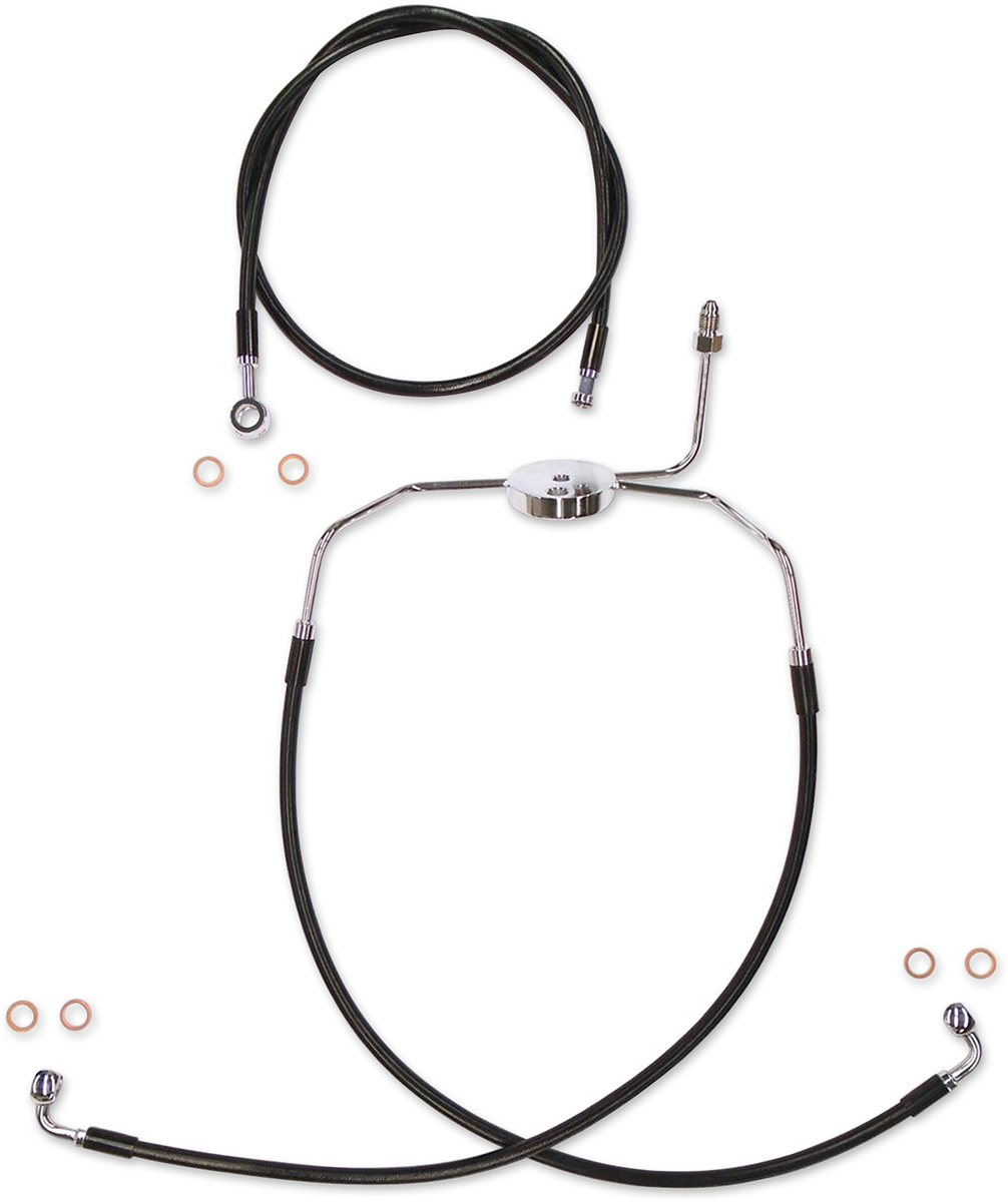 MAGNUM SHIELDING XR Stainless Extreme Response Front Brakeline Kit