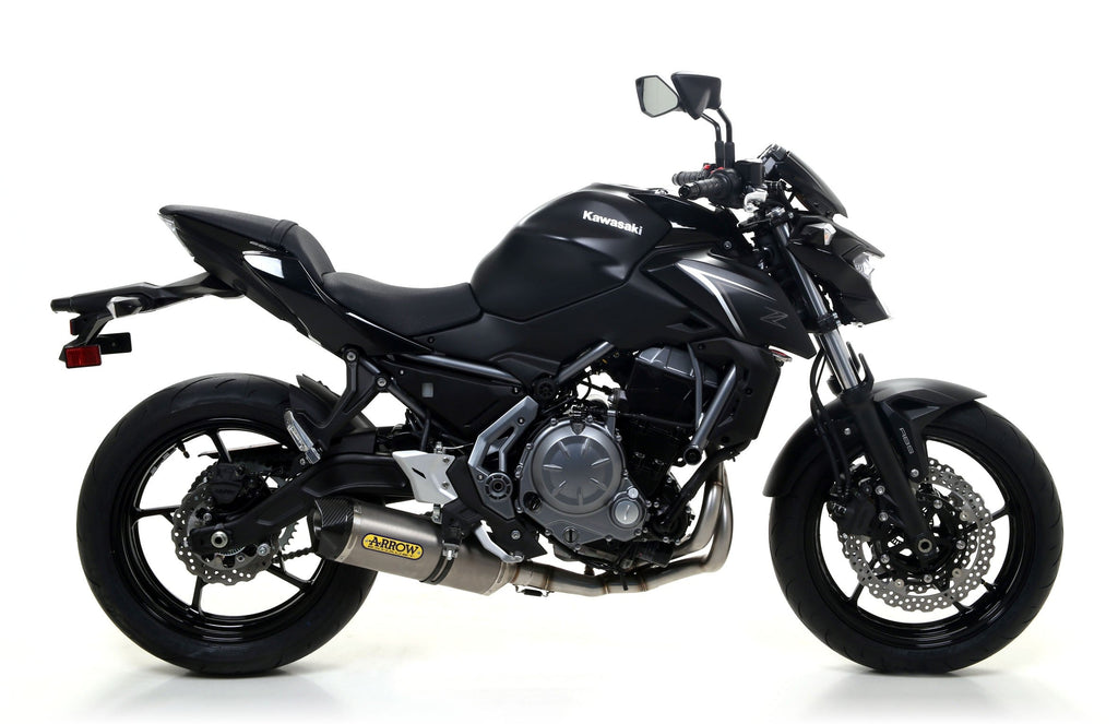 Arrow Race-Tech Exhaust, Titanium for Kawasaki Z650/Ninja 650 2017-2020 71854PK
