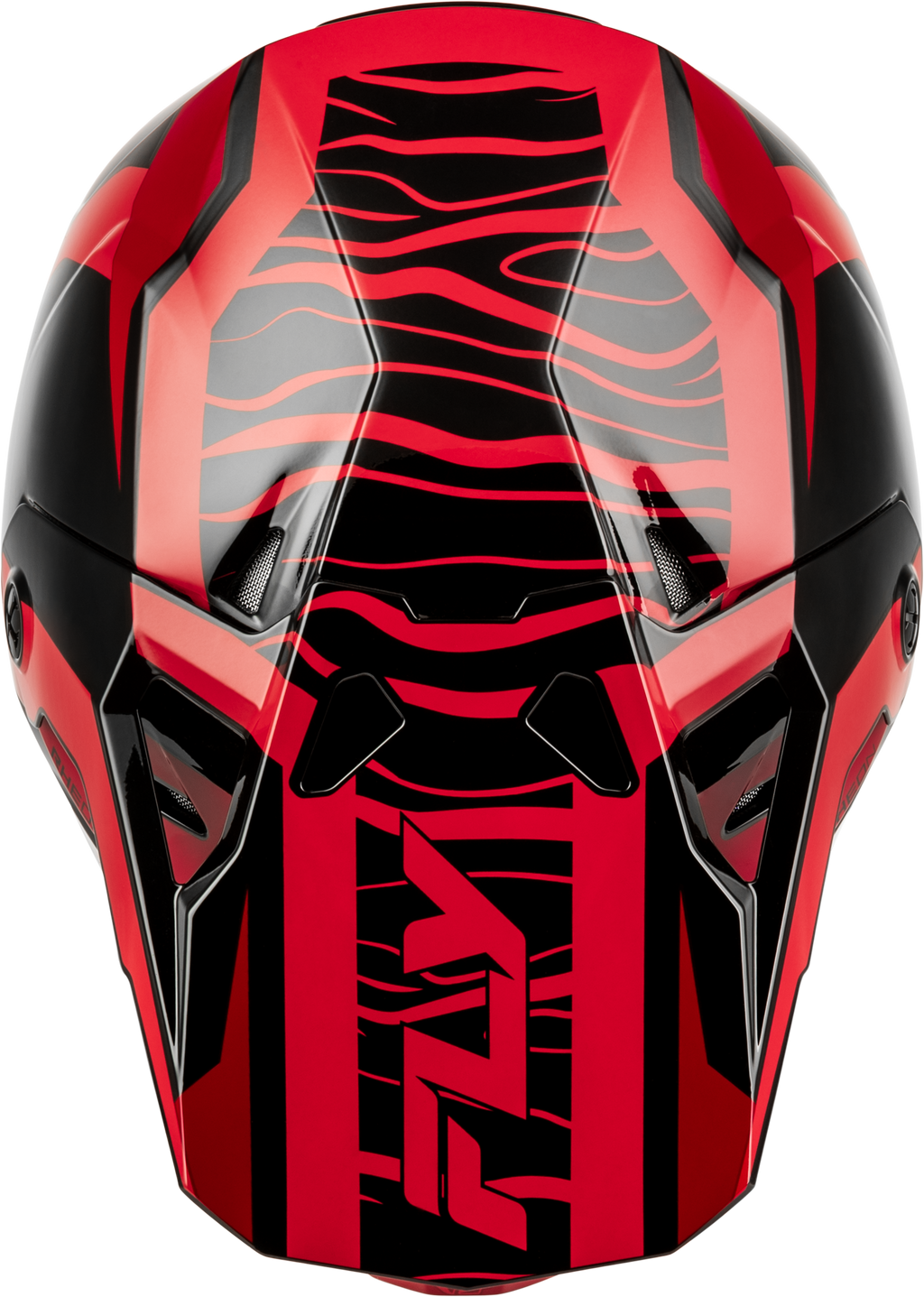 FLY Racing Formula CP Charge Helmet (2027) - Black / Red - View 11