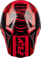 FLY Racing Formula CP Charge Helmet (2027) - Black / Red - View 11