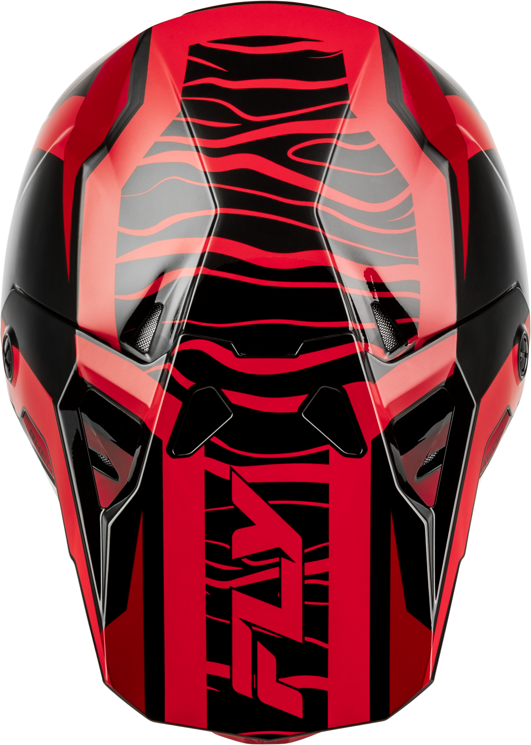 FLY Racing Formula CP Charge Helmet (2027) - Black / Red - View 11