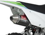 Yoshimura KLX110/L 02-26/SUZ DR-Z110 03-05 RS-2 Stainless Full Exhaust, w/ Carbon Fiber Muffler