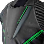 RST S1 D3O Leather Suit - Black / Grey / Fluorescent Green - View 26