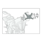 GIVI D7711KIT Windshield Fit Kit for KTM 390 Adventure, KTM 790 Adventure, and KTM 790 Adventure R
