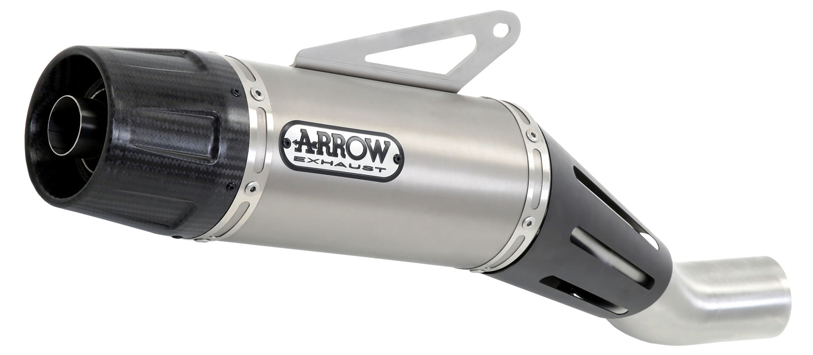 Arrow Yamaha Xsr 900'16 Homol. Nichrom Jet-Race Silencer With Carbon End Cap For Arrow Collectors 71849jrn
