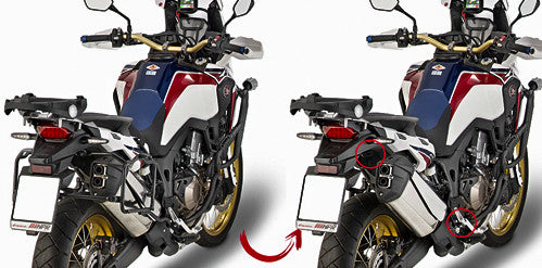 GIVI PLR1144 Rapid Release Sideframes for Honda CRF1000L Africa Twin
