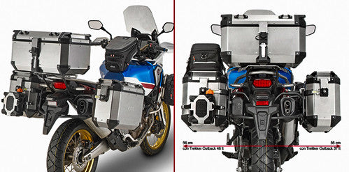 GIVI PL1161CAM Outback Sideframes for Honda CRF1000L Africa Twin and Honda CRF1000L Africa Twin Adv Sports
