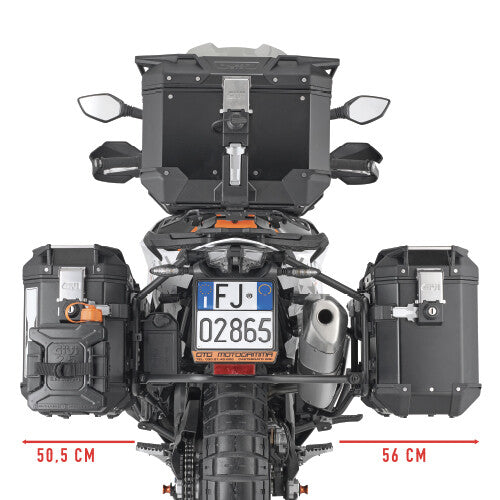 GIVI PLO7717CAM PL One-Fit Cam for KTM 790 Adventure, KTM 790 Adventure R, and KTM 890 Adventure