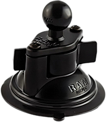 RAM Mounts RAM-B-224-1U 3.3" Diameter. Suct Cup with 1" Ball