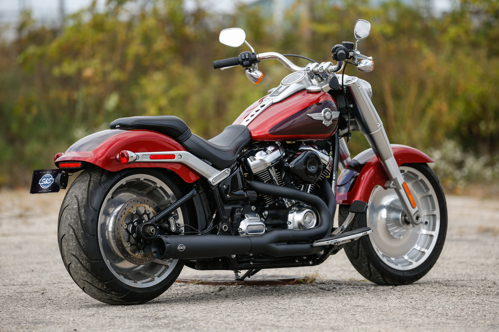 2:1 Exhaust for M8 Softail - Black