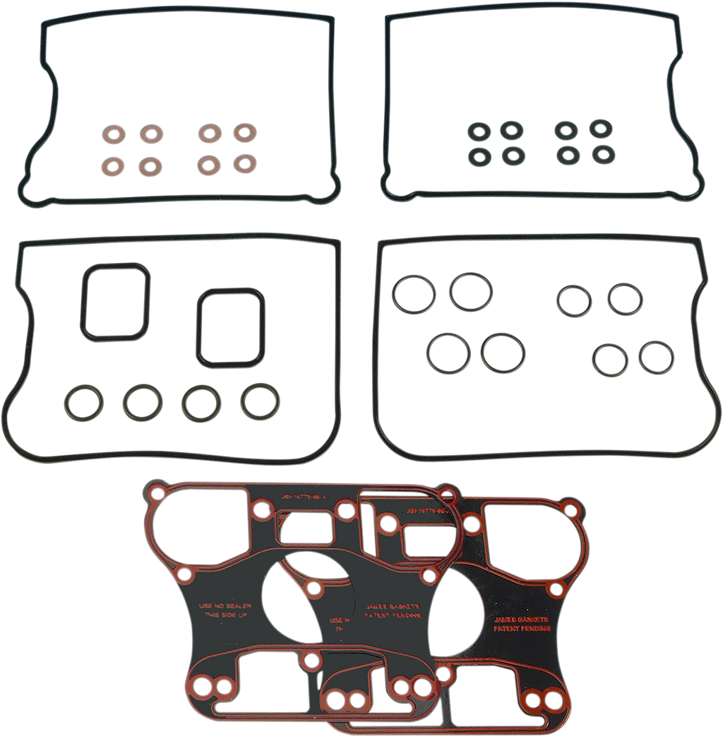 JAMES GASKET Rocker Box Gasket Kit - Rocker Box Rubber Gasket / Big Twin DS-173315