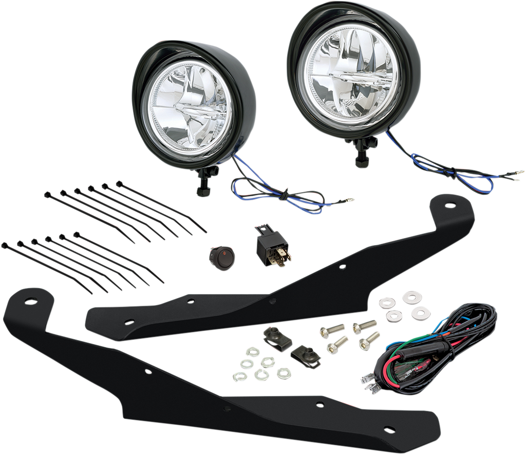 SHOW CHROME Driving Light - LED / Black / Ryker 2001-2283