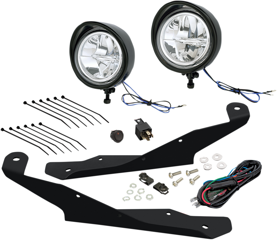 SHOW CHROME Driving Light - LED / Black / Ryker 2001-2283