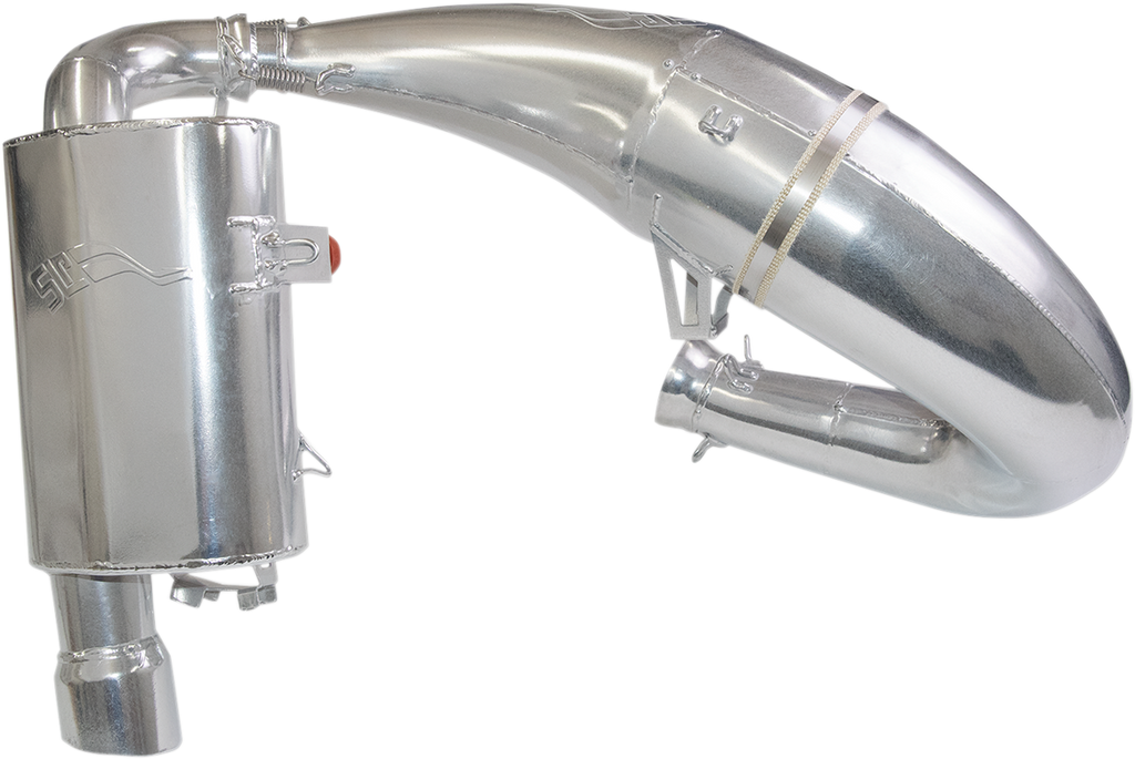 STARTING LINE PRODUCTS Single Pipe Set - Polaris Single Pipe Exhaust 1840-0067